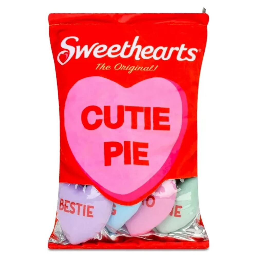 NEW Iscream "Sweethearts" Candy Bag Plush Pillow Set